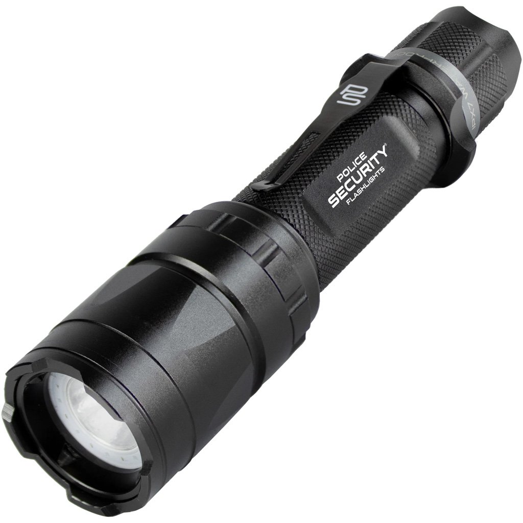 Police Security Trac Tact Flashlight 1000 Lumen With Uv