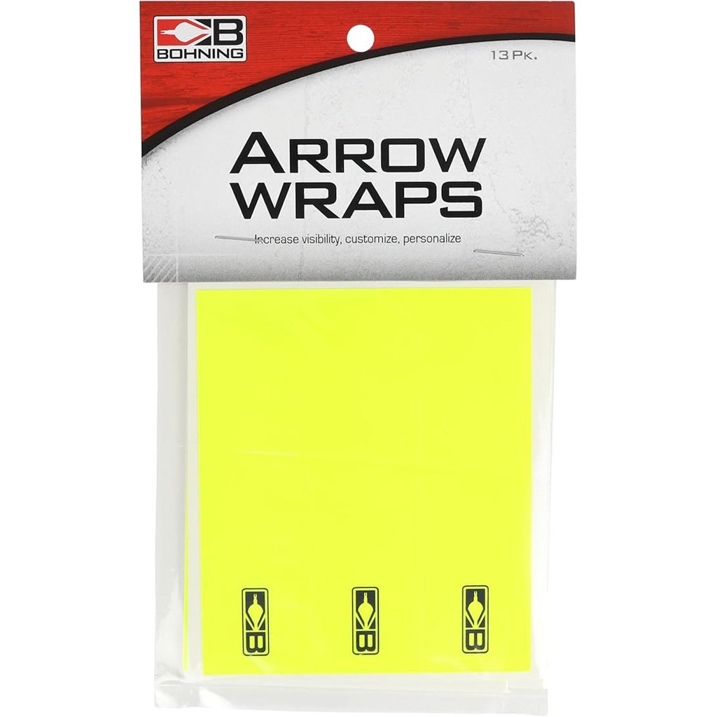 Bohning Arrow Wraps Small Diameter 5.5 In. Neon Yellow 13 Pk. - Image 2