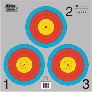 Maple Leaf Nfaa Indoor Vegas 3-spot Target 25 Pk.