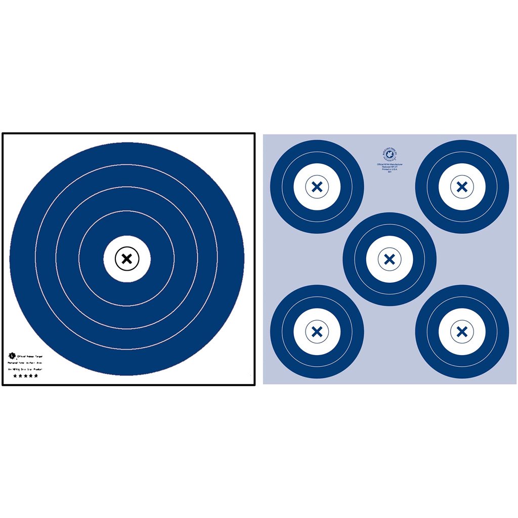Maple Nfaa Dual 1-spot-5-spot Target 25 Pk.