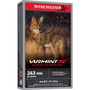 Winchester Varmint X Rifle Ammo 243 Win 65 Gr. Xp 20 Rd.