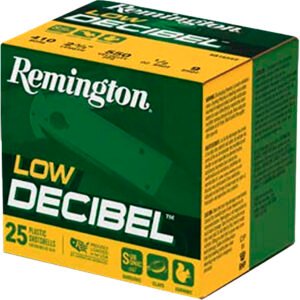 Remington Low Decibel Shotgun Ammo 410 Ga. 2 1-2 In. 1-2 Oz. 9 Shot 25 Rd.