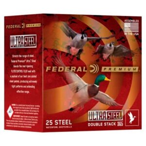 Federal Premium Ultra Steel Waterfowl Shotgun Ammo 12 Ga. 3 In. 1 1-4 Oz. 2 & 4 Shot 25 Rd.