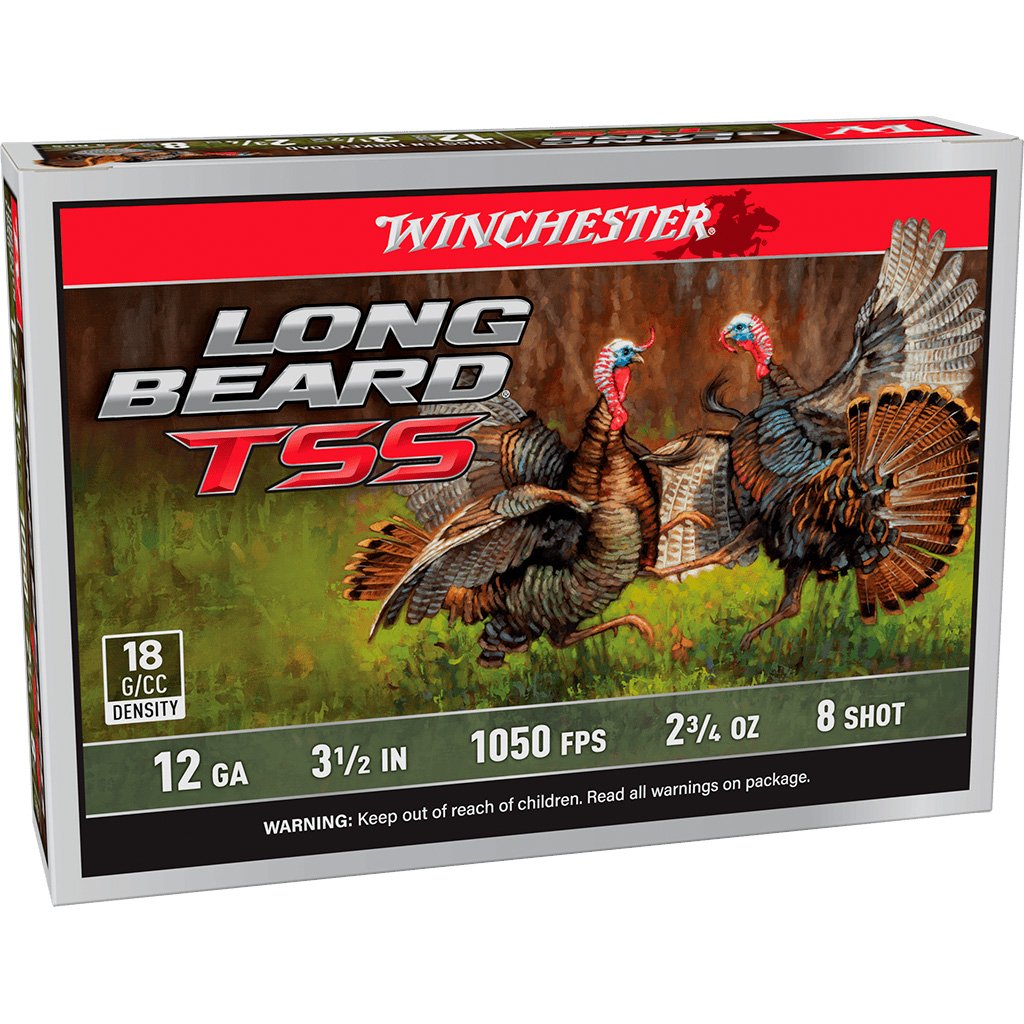 Winchester Long Beard Tss Load 12 Ga. 3.5 In. #8 Tss 2 3-4 Oz 5 Rd.