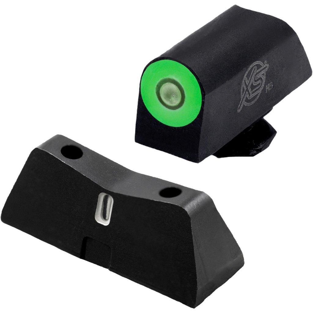 Xs Sights Dxt2 Pro Pistol Sight Green Glock Std. Ht. 42, 43, 43x, 48