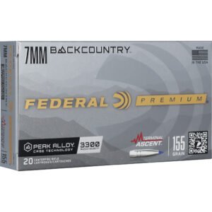 Federal Premium Rifle Ammo 7mm Backcountry 155 Gr. Terminal Ascent 20 Rd.