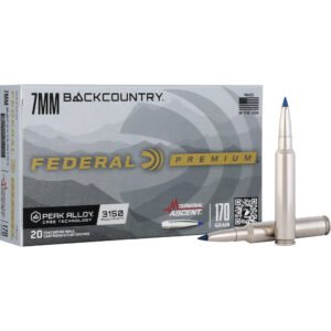 Federal Premium Rifle Ammo 7mm Backcountry 170 Gr. Terminal Ascent 20 Rd.
