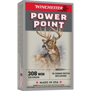 Winchester Power-point Rifle Ammo 308 Win. 150 Gr. 20 Rd.