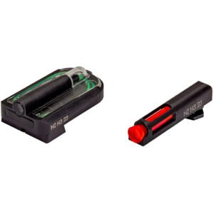 Hiviz Fastdot H3 Handgun Sight Glock Mos 9mm-40s&w-357 Sig. Red-green