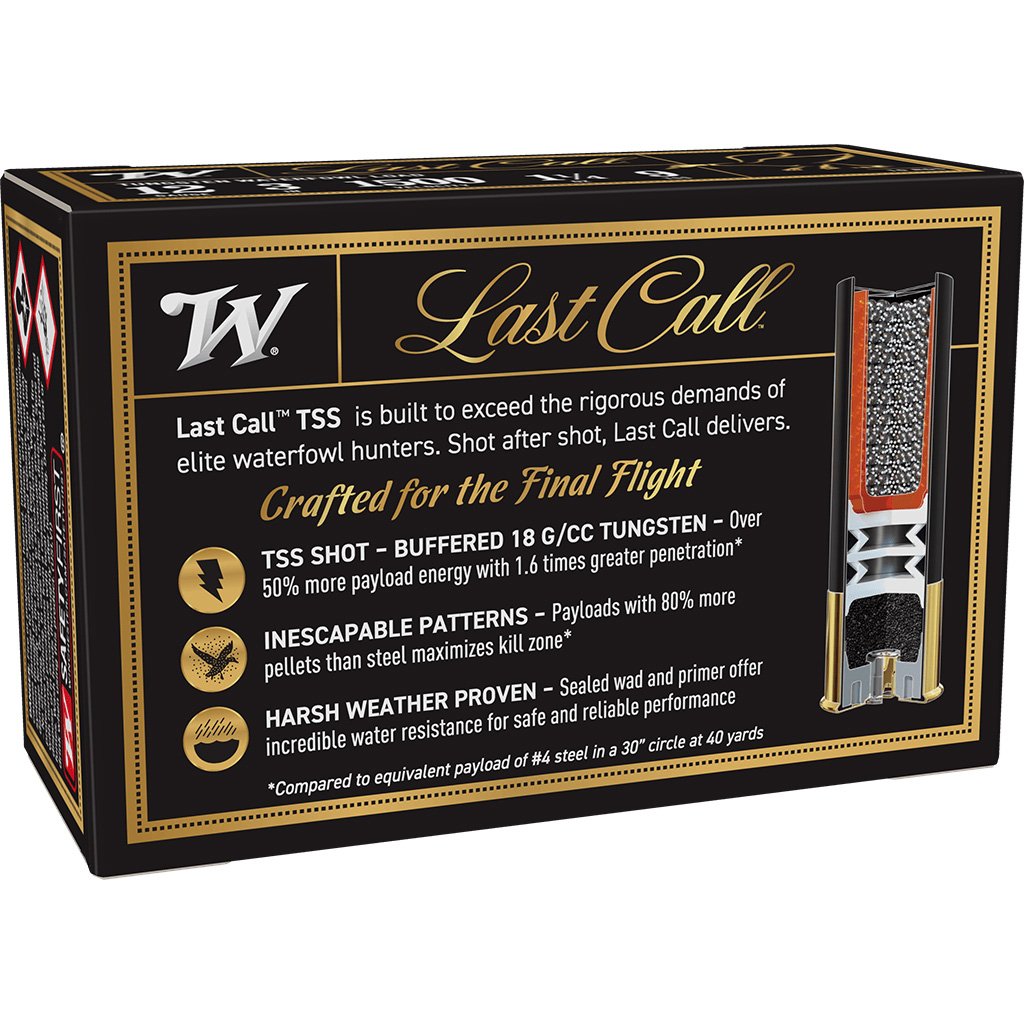 Winchester Last Call Double Shot Ammo 12 Ga. 3 In. 1 1-4 Oz 2.5 & 9 Tss 25 Rd. - Image 3