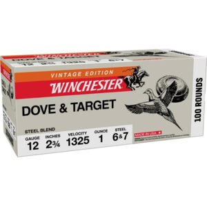 Winchester Dove & Target Steel Shotgun Ammo 12 Ga. 2 3-4 In. 1 Oz. 6 & 7 Blend 100 Rd.