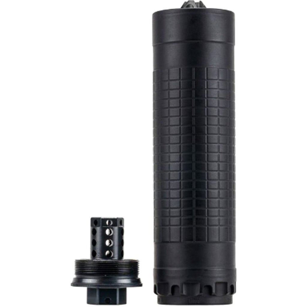 Iwi 6mm Suppressor 6mm W-direct Thread 1-2-28 Hub-t Mount Black