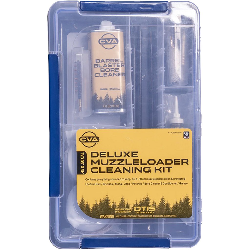 Cva Deluxe Muzzleloading Cleaning Set Cleaning Rod W- Rotating Handle