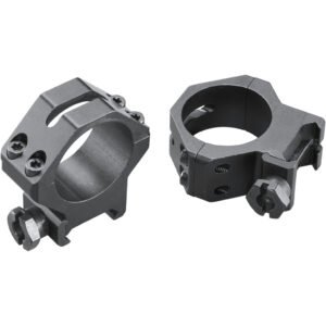 Weaver Classic 4hole Skeleton Rings Matte Black 30mm Medium Clamshell Pack