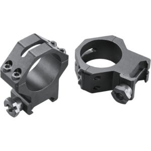 Weaver Classic 4hole Skeleton Rings Matte Black 30mm High Clamshell Pack