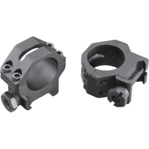 Weaver Tactical 4hole Picatinny Ring Matte Black 1" Medium Clamshell Pack