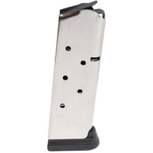 Colt 1911 Magazine 45 Acp 7 Rd. Combat Officer Stainless W-bumper