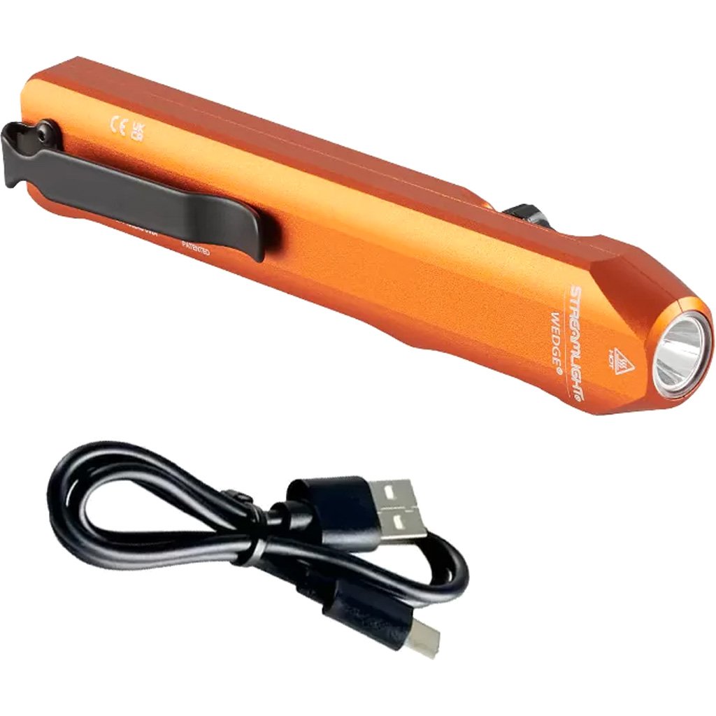 Streamlight Wedgext Flashlight 1000 Lumen Orange W-cable - Image 3