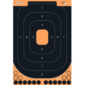 Allen Adhesive Splash Handgun Training Target 12"x18" 5pk