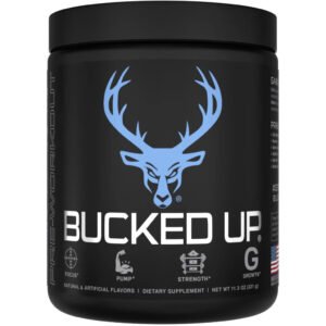 Bucked Up Pre-workout Blue Raz 30 Serving Tub