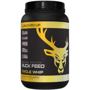 Bucked Up Buck Feed Protein Swole Whipe 30 Serving Tub