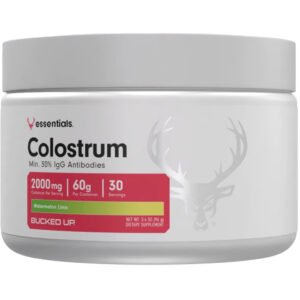 Bucked Up Colostrum Antibody Supplement Melon-lime 30 Serving Tub