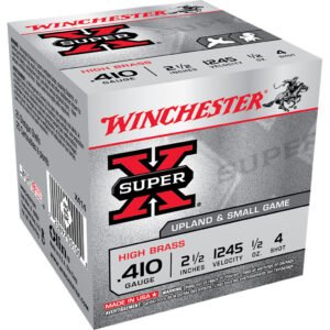 Winchester Super-x High Brass Heavy Game Load 410 Ga. 2.5 In. 1-2 Oz. 4 Shot 25 Rd.