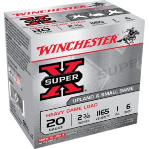 Winchester Super-x Heavy Game Load 20 Ga. 2.75 In. 1 Oz. 6 Shot 25 Rd.