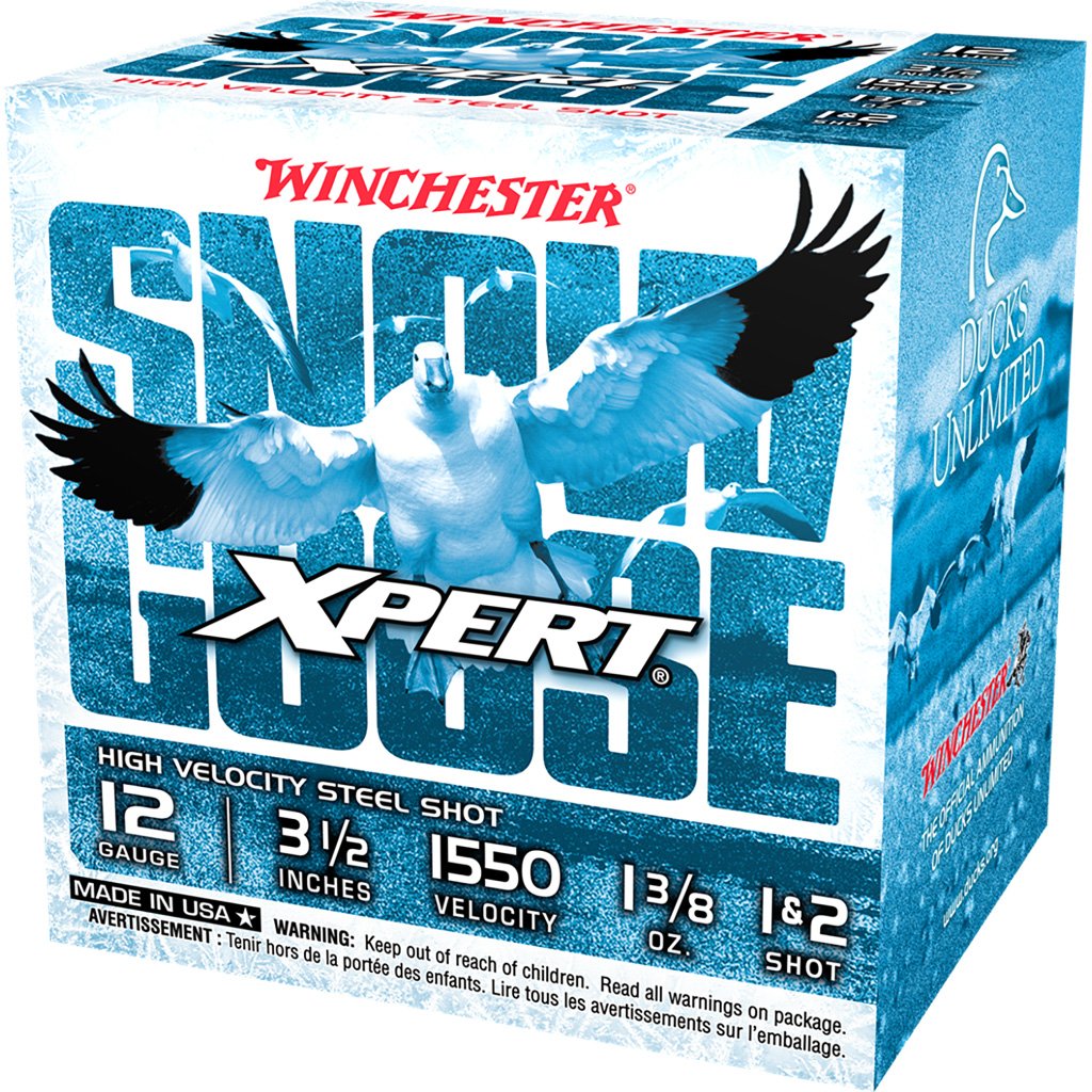 Winchester Xpert Snow Goose Hi-velocity Steel 12 Ga. 3.5 In. 1 3-8 Oz. 1 & 2 Shot 25 Rd.