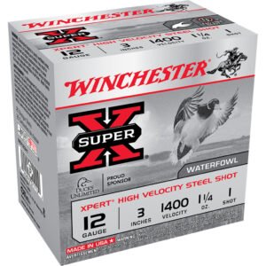 Winchester Super-x Xpert Hi-velocity Steel 12 Ga. 3 In. 1 1-4 Oz. 1 Shot 25 Rd.