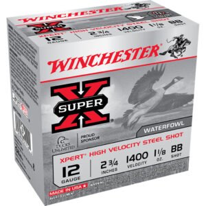 Winchester Super-x Xpert Hi-velocity Steel 12 Ga. 2.75 In. 1 1-8 Oz. Bb Shot 25 Rd.