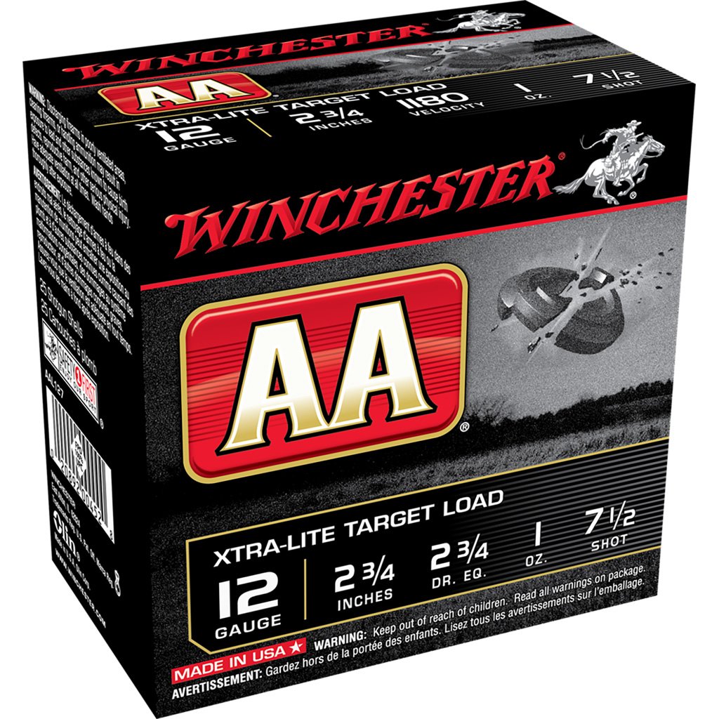 Winchester Aa Xtra-lite Load 12 Ga. 2.75 In. 1 Oz. 7.5 Shot 25 Rd.