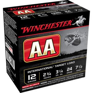 Winchester Aa Usa Shooting Load 12 Ga. 2.75 In. 24 Gm. 7.5 Shot 25 Rd.