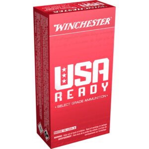 Winchester Usa Ready Pistol Ammo 9mm 115 Gr. Fmj Flat Nose 50 Rd.