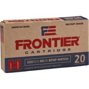 Hornady Frontier Rifle Ammo 223 Rem. 68 Gr. Bthp Match 20 Rd.