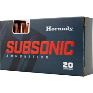 Hornady Subsonic Rifle Ammo 45-70 Govt. 410 Gr. Sub-x 20 Rd.