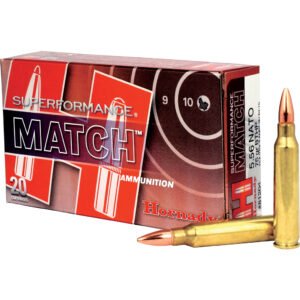 Hornady Superformance Match Rifle Ammo 5.56 Nato 75 Gr. Bthp Match 20 Rd.