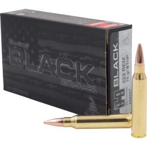 Hornady Black Rifle Ammo 223 Rem. 75 Gr. Bthp Match Black 20 Rd.