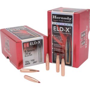 Hornady Eld-x Bullets 6.5mm .264 143 Gr. Eld-x 100 Box
