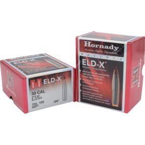 Hornady Eld-x Bullets 30 Cal. .308 212 Gr. Eld-x 100 Box