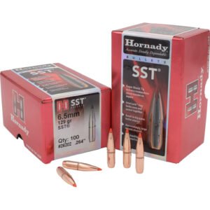 Hornady Sst Bullets 6.5mm .264 129 Gr. Sst 100 Box