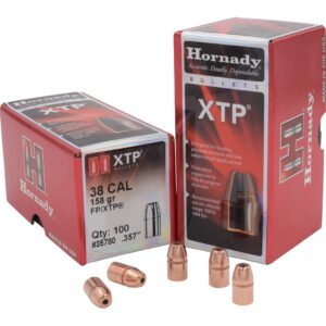 Hornady Traditional Pistol Bullets 38 Cal. .357 158 Gr. Fp-xtp 100 Box