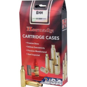 Hornady Rifle Cartridge Cases 6mm Rem. Unprimed 50 Pk.