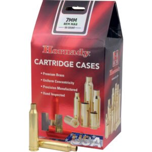 Hornady Rifle Cartridge Cases 7mm Rem. Mag. Unprimed 50 Pk.