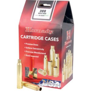 Hornady Rifle Cartridge Cases 300 Win. Mag. Unprimed 50 Pk.