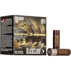 Federal Premium Black Cloud Waterfowl Shotgun Ammo 10 Ga. 3.5 In. 1 5-8 Oz. 2 Shot 25 Rd.