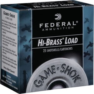 Federal Game-shok Hi-brass Load 12 Ga. 2.75 In. 1 1-4 Oz. 7.5 Shot 25 Rd.