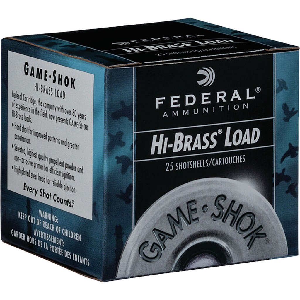 Federal Game-shok Hi-brass Load 410 Ga. 3 In. 11-16 Oz. 5 Shot 25 Rd.