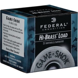 Federal Game-shok Hi-brass Load 410 Ga. 2.5 In. 1-2 Oz. 7.5 Shot 25 Rd.