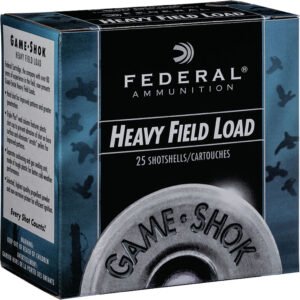 Federal Game-shok Heavy Field Load 12 Ga. 2.75 In. 1 1-8 Oz. 4 Shot 25 Rd.